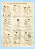 Ladies Home Journal 3869: 1920s Uncut Girls Bloomer Dress Sz4 VTG Sewing Pattern