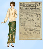 Ladies Home Journal 3842: 1920s Uncut Misses Dress 34 B Vintage Sewing Pattern