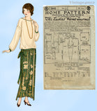Ladies Home Journal 3842: 1920s Uncut Misses Dress 36 B Vintage Sewing Pattern