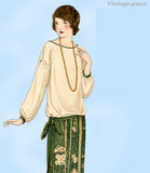 Original 1923 Ladies' Home Journal Pattern No. 3842 - One-Piece Dress