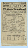 Ladies Home Journal 3853: 1920s Uncut Toddler Dress Sz 6 VTG Sewing Pattern