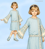 Ladies Home Journal 3853: 1920s Uncut Toddler Dress Sz 6 VTG Sewing Pattern