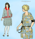 Ladies Home Journal 3855: 1920s Uncut Girls Dress Sz8 Vintage Sewing Pattern