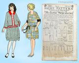 Ladies Home Journal 3855: 1920s Uncut Girls Dress Sz14 Vintage Sewing Pattern