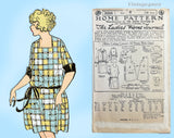 Ladies Home Journal 3855: 1920s Uncut Girls Dress Sz8 Vintage Sewing Pattern