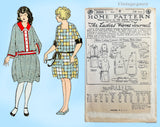 Ladies Home Journal 3855: 1920s Uncut Girls Dress Sz8 Vintage Sewing Pattern