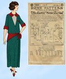 Ladies Home Journal 3858: 1920s Uncut Misses Dress 32 B Vintage Sewing Pattern