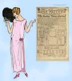 Ladies Home Journal 3863: 1920s Draped Evening Dress 36 B Vintage Sewing Pattern