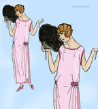 Ladies Home Journal 3863: 1920s Draped Evening Dress 36 B Vintage Sewing Pattern