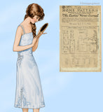 Ladies Home Journal 3874: 1920s Uncut Girls Slip Sz 12 Vintage Sewing Pattern