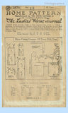 Ladies Home Journal 3874: 1920s Uncut Girls Slip Sz 12 Vintage Sewing Pattern