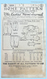 Ladies Home Journal 3899: 1920s Uncut Girls Bloomers Sz 6 Vintage Sewing Pattern
