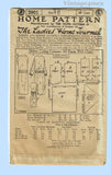 Ladies Home Journal 3901: 1920s Uncut Misses Dress 36 B Vintage Sewing Pattern