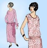 Ladies Home Journal 3904: 1920s Uncut Misses Dress 36 B Vintage Sewing Pattern