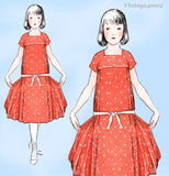Ladies Home Journal 3921: 1920s Uncut Girls Dress Sz 12 Vintage Sewing Pattern