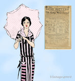 Ladies Home Journal 3922: 1920s Uncut Misses Dress 34B Vintage Sewing Pattern