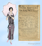 Ladies Home Journal 3922: 1920s Uncut Misses Dress 34B Vintage Sewing Pattern