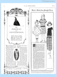 Ladies Home Journal 3923: 1920s Uncut Girls Dress Size 8 Vintage Sewing Pattern