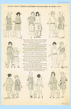 Ladies Home Journal 3923: 1920s Uncut Girls Dress Size 12 Vintage Sewing Pattern