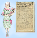 Ladies Home Journal 3956: 1920s Uncut Girls Dress Sz12 Vintage Sewing Pattern