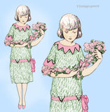 Ladies Home Journal 3956: 1920s Uncut Girls Dress Sz12 Vintage Sewing Pattern