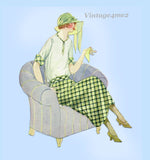 Ladies Home Journal 3973: 1920s Uncut Misses Blouse 42 B Vintage Sewing Pattern
