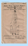 1920s VTG Ladies Home Journal Sewing Pattern 4792 Uncut Misses Flapper Dress 34B