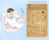 Ladies Home Journal 7267: 1910s Rare Misses Nightgown Sz 36 Bust Sewing Pattern