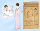 Ladies Home Journal 7267: 1910s Rare Misses Nightgown Sz 36 Bust Sewing Pattern