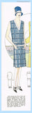 1920s VTG Ladies Home Journal Sewing Pattern 5372 Uncut Misses Flapper Dress 38B
