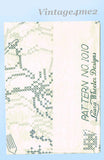 1940s Vintage Laura Wheeler Embroidery Transfer 1010 Uncut Cross Stitch Chicken Tea Towels