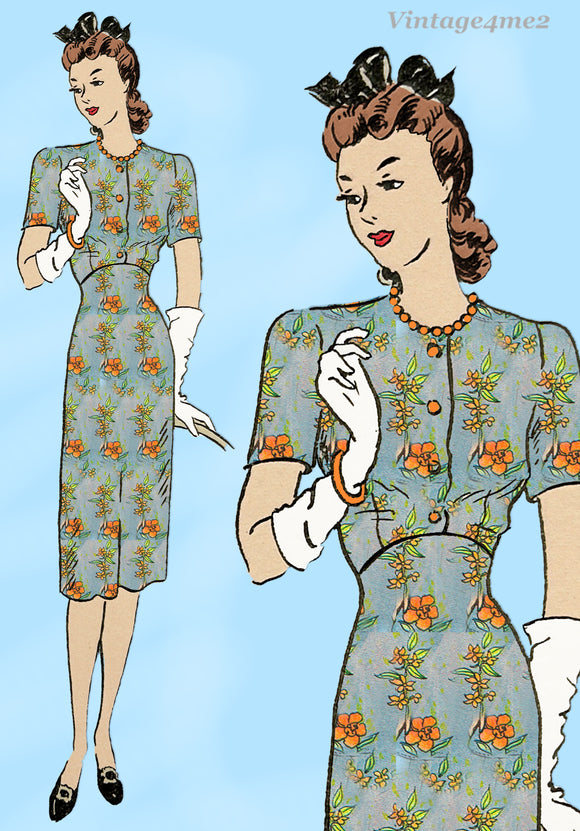 1940s Vintage Simplicity 103 Latexure Manikin 12inch Doll Clothes Sewing Pattern