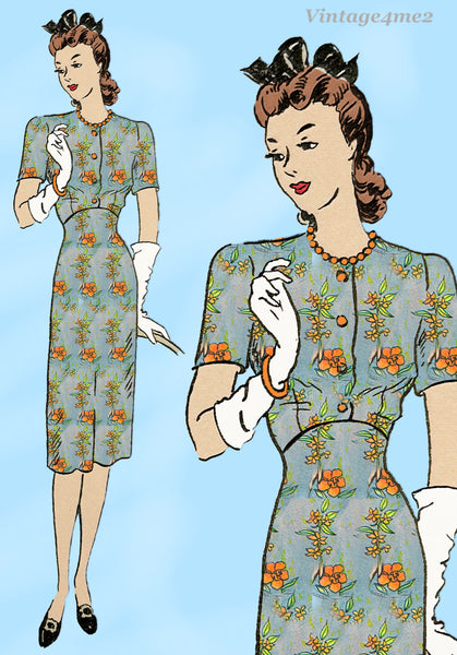 1940s Vintage Simplicity 103 Latexure Manikin 12inch Doll Clothes Sewing Pattern