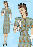 1940s Vintage Simplicity 103 Latexure Manikin 12inch Doll Clothes Sewing Pattern