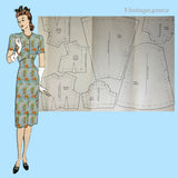 1940s Vintage Simplicity 103 Latexure Manikin 12inch Doll Clothes Sewing Pattern