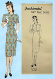 1940s Vintage Simplicity 103 Latexure Manikin 12inch Doll Clothes Sewing Pattern