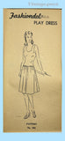 1940s Vintage Simplicity 104 Latexure Manikin 12inch Doll Clothes Sewing Pattern