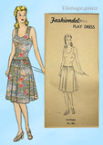 1940s Vintage Simplicity 104 Latexure Manikin 12inch Doll Clothes Sewing Pattern
