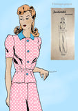 1940s Vintage Simplicity 106 Latexure Manikin 12inch Doll Clothes Sewing Pattern