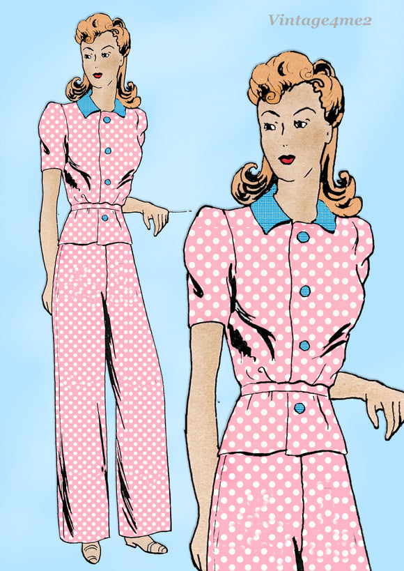 1940s Vintage Simplicity 106 Latexure Manikin 12inch Doll Clothes Sewing Pattern