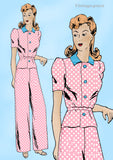 1940s Vintage Simplicity 106 Latexure Manikin 12inch Doll Clothes Sewing Pattern