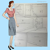 1940s Vintage Simplicity 111 Latexure Manikin 12inch Doll Clothes Sewing Pattern