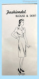 1940s Vintage Simplicity 111 Latexure Manikin 12inch Doll Clothes Sewing Pattern