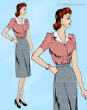 1940s Vintage Simplicity 111 Latexure Manikin 12inch Doll Clothes Sewing Pattern