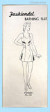 1940s Vintage Simplicity 112 Latexure Manikin 12inch Doll Clothes Sewing Pattern