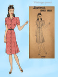 1940s Vintage Simplicity 301 Latexure Suzanne Mannequin Doll Clothes Sewing Pattern
