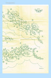 1940s Laura Wheeler Embroidery Transfer 608 Uncut Waterlily Pillowcase & Sheet Motifs