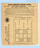 1910s McCall 1038 Antique Embroidery Transfer Uncut Fancy Soutache Braid Motif