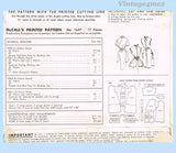 McCall Pattern 1647 Envelope Back
