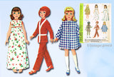 1960s Vintage McCalls Sewing Pattern 2182 Uncut Small 14-17inch Miss Ginny Doll Clothes